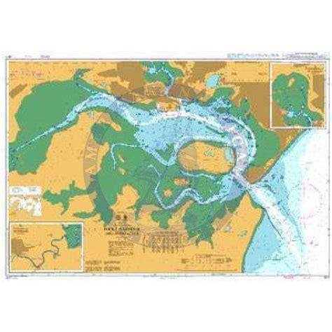 British Admiralty Nautical Chart 2611 England South Coast Amnautical