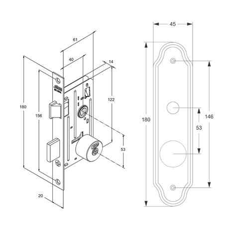 Fechadura Porta Casa Tetra 1803 Espelho Inox Stam Broca 40mm Fech 1803