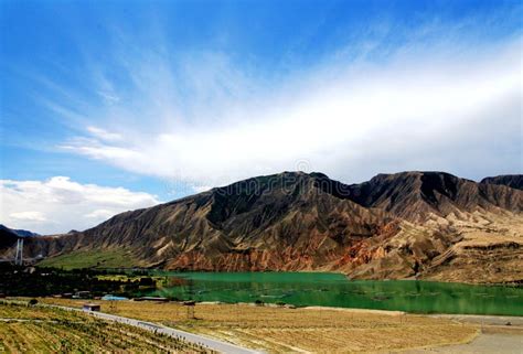 The Unique Landforms of Gansu,China Stock Photo - Image of horizontal ...