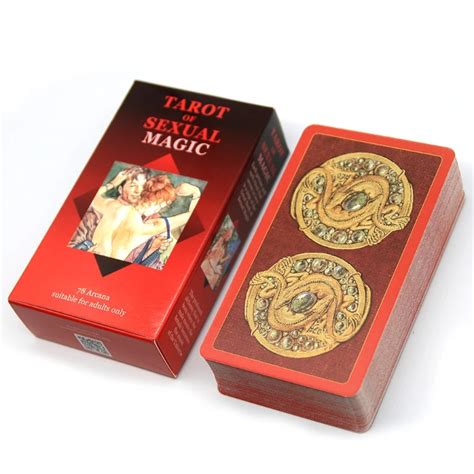 Full English Tarot Of Sexual Magic 78 Cards Deck For Adult Friend Party