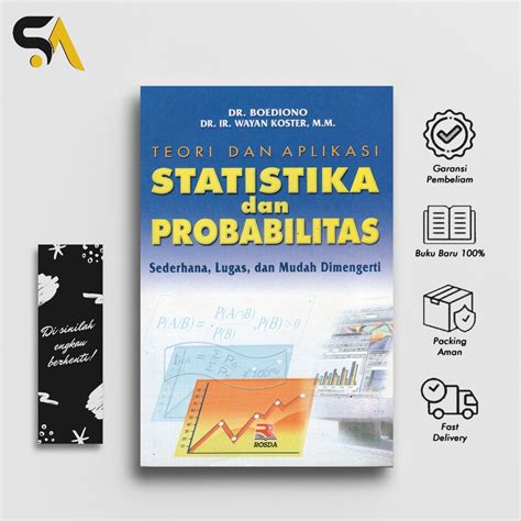 Jual Teori Dan Aplikasi Statistika Dan Probabilitas Boediono Shopee