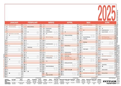 Arbeitstagekalender 2025 A6 14 8 X 10 5 Cm 6 Monate Auf 1 Seite