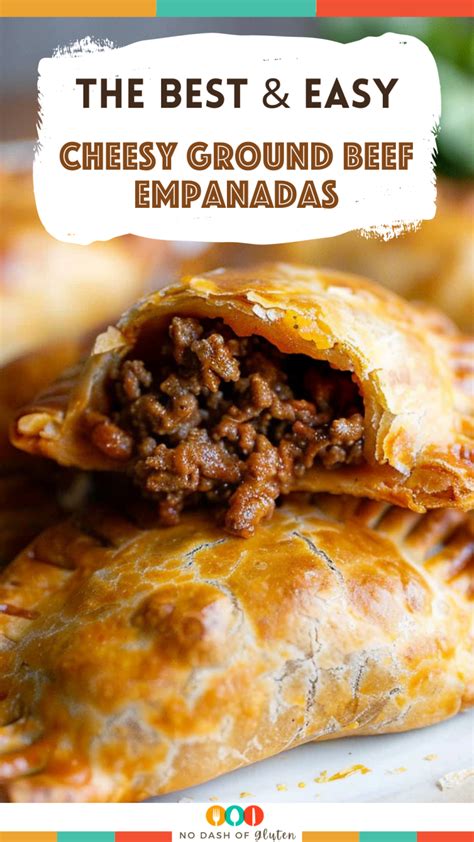 Homemade Cheesy Beef Empanadas