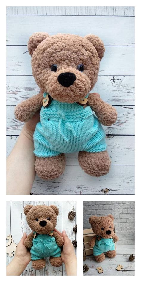 Amigurumi Teddy Bear In Pajamas Free Pattern Free Amigurumi Patterns