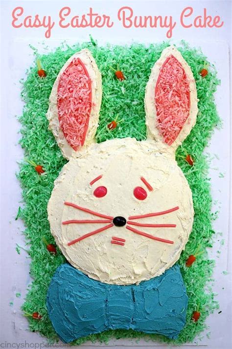 Easy Easter Bunny Cake Cincyshopper