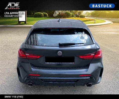 BASTUCK LTA APPROVED EXHAUST SYSTEM ON BMW 118i F40 Car Accessories