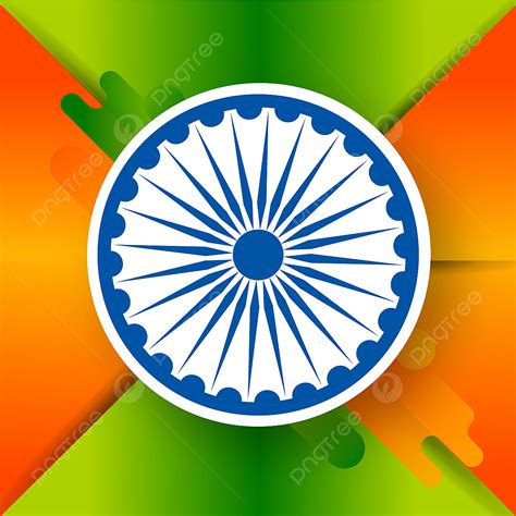 Creative Indian Tricolor Abstract Background With Independence Day