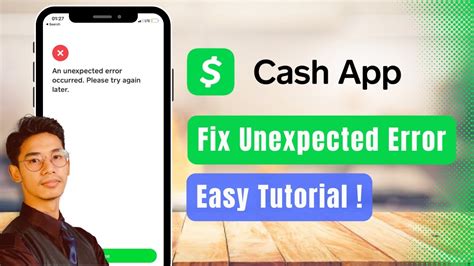 How To Fix Cash App Unexpected Error Cash App Unknown Error Occurred