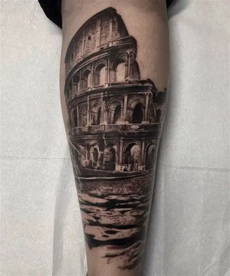 22 Roman Colosseum Tattoo Design And Meaning Tattoo Twist