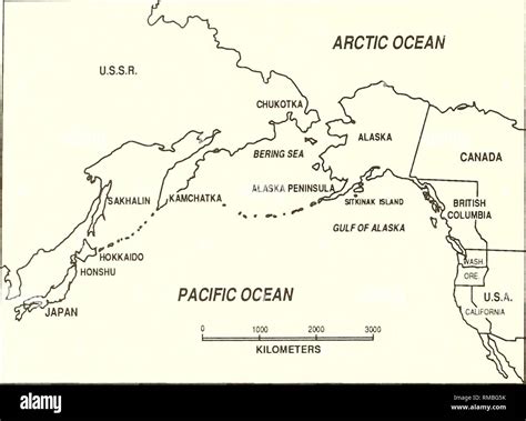 Gulf of alaska map hi-res stock photography and images - Alamy