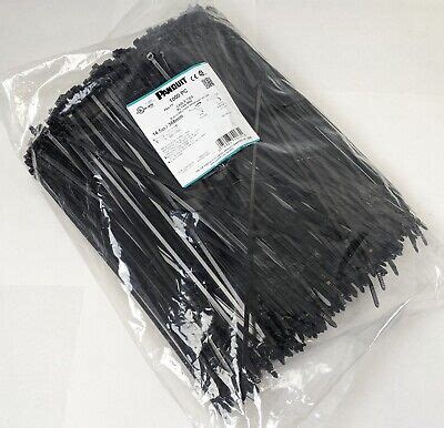 Pc Cable Ties Panduit Pan Ty Lb Black Weather Resist Nylon