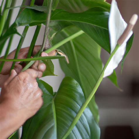 How To Prune A Peace Lily AllotInABox