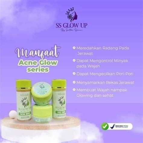 Jual Paket Acne Glow Ss Glow Up By Sartika Diman Skincare Shopee