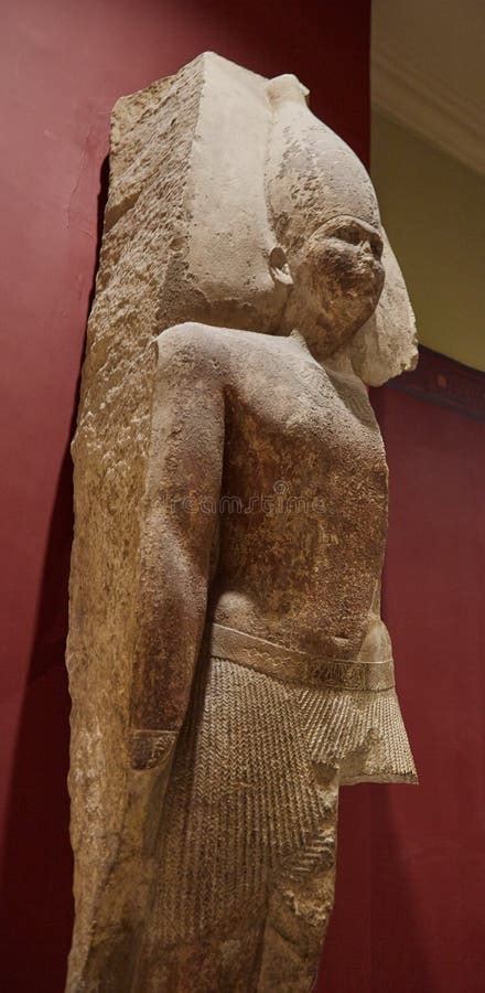 A Statue Of 4th Dynasty Pharaoh Sneferu Editorial Photography Image