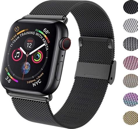 Luxe Milanese Loop Armband Geschikt Voor Apple Watch Series 1 2 3 4 5 6