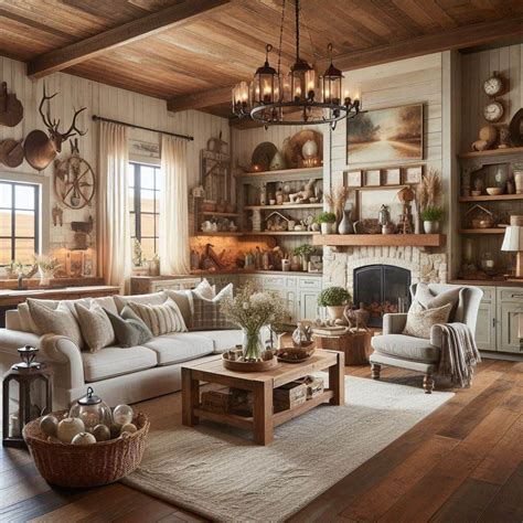 15 Rustic Farmhouse Living Room Ideas for Cozy Charm