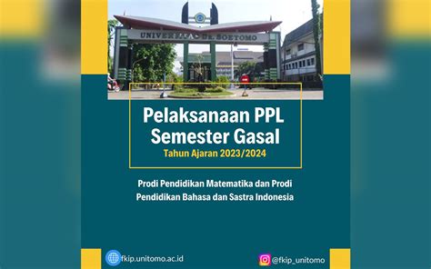 Pelaksanaan Praktik Pengalaman Lapangan Ppl Semester Gasal