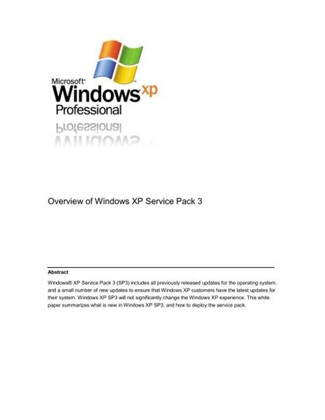 Windows Xp Service Pack Passatricks