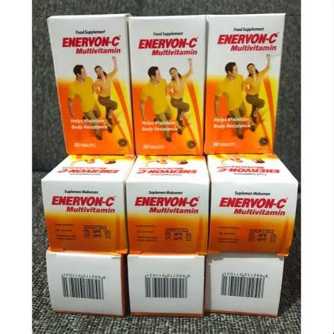 Jual Enervon C Tablet Multi Vitamin Isi Tablet Ready Stok