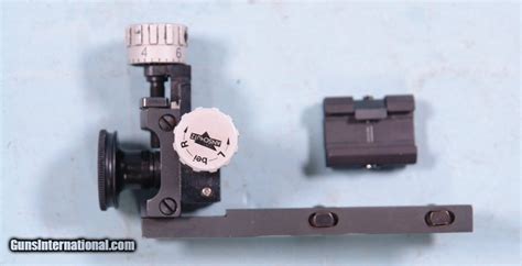 Anschutz Palma Match Adjustable Target Rifle Rear Sight For Sale