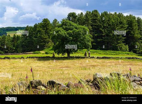 Nine Stones Close Stone Circle Bakewell Derbyshire Peak District