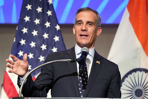 New Delhi Us Ambassador Eric Garcetti Visits Mission As Embassy Faces