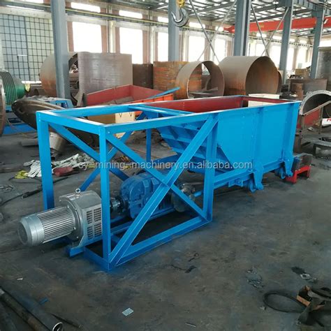 Mm Wide Chute Vibratory Feeder Gold Mining Hopper Feeder Machine