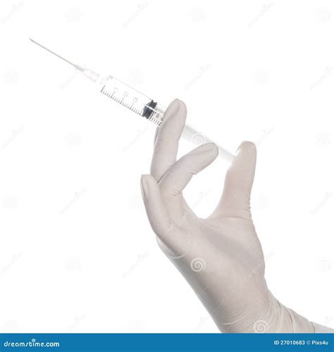 Hand Holding Syringe Stock Image Image Of Medicine Nurse