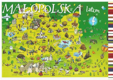 Ma Opolska Atrakcje Turystyczne Mapa Wy Yna Krakowsko Cz Stochowska