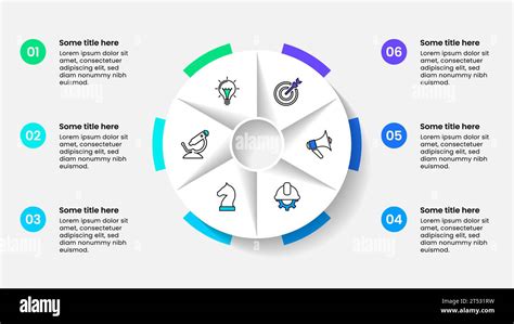 Infographic Template With Icons And Options Or Steps Pie Chart Can