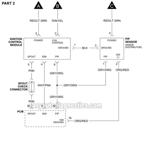 Part 1 1992 1994 30l Ford Ranger Ignition Control Module Wiring Diagram