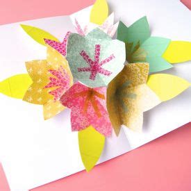 Use Your Favourite Washi Tapes In This Sweet Pop Up Bouquet Card