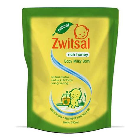 Jual PUMP 300ml POUCH Isi Ulang 250 Ml ZWITSAL NATURAL BABY BATH