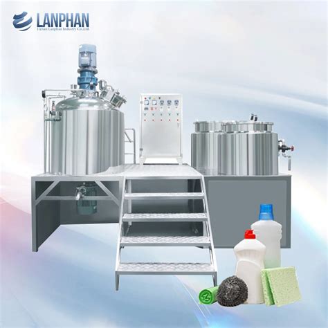 Lifting L Mayonnaise Vacuum Homogenizing Ultrasonic Emulsifier