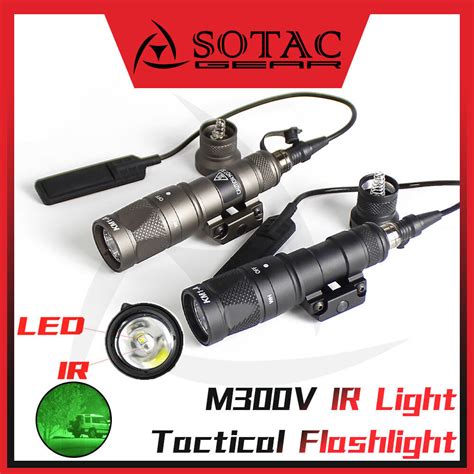 SOTAC M300V IR Light And LED White Scout Flashlight With Remote