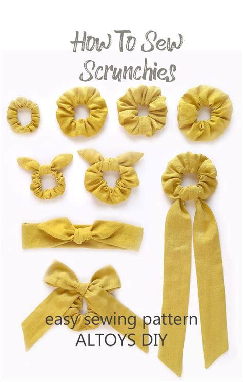 Diy Scrunchie With Hair Tie New Easiest Method Pattern Artofit