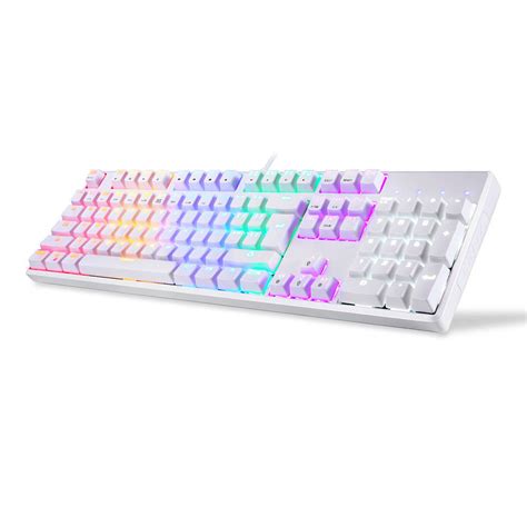 Klawiatura Mechaniczna Motospeed Ck Rgb Bia A Gaming Klawiatury