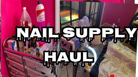 Nail Supply Haul 2020 Very Detailed Youtube