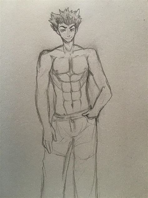 Anime Male Body Anatomy Tip of the month examples how to draw anime ...