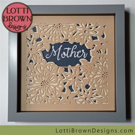 Mother S Day Shadow Box Ideas For Cricut