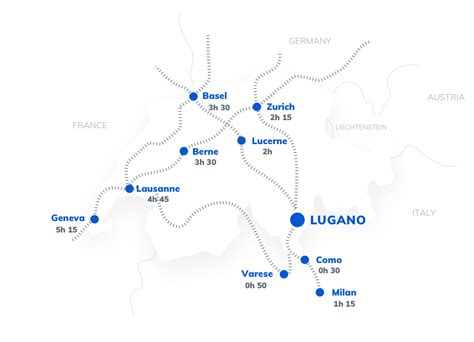 Lugano Train Station Map