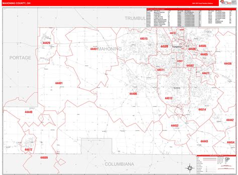 Political Map Of Mahoning County | Maps Of Ohio