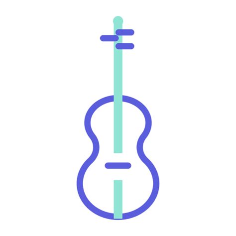 Diseño Png Y Svg De Icono De Color De Violín Para Camisetas