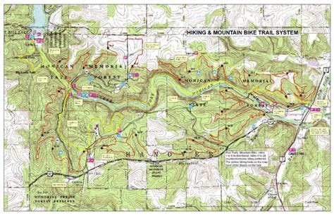 Mohican State Park Trails Map | Trails End Restaurant | Pizza | Bar