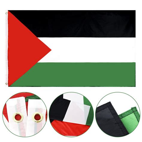 Bendera 巴勒斯坦巴勒斯坦大 150 90cm 巴勒斯坦 Gaza 旗幟的團結旗 蝦皮購物