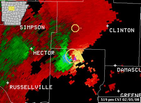 Doppler Map Weather Radar