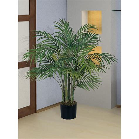 Nearly Natural 3 Areca Silk Palm Tree Artificial Trees Silk Trees