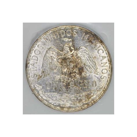 1912 MEXICO PESO NGC MS63