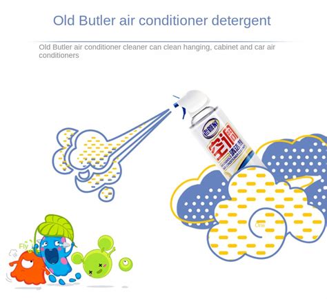 Air conditioner foam cleaner