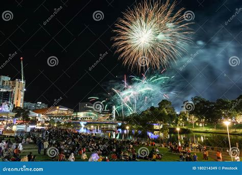 Fireworks Display at Australia Day 2020 in the City Celebrations in ...